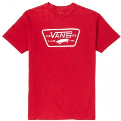 T-Shirt Vans Men Full Patch Cardinal