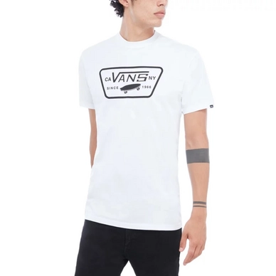 T-Shirt Vans Men Full Patch White Black