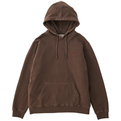Sweatshirt Gramicci One Point Hooded Brown Pigment Unisex