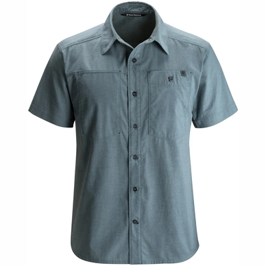 Shirt Black Diamond Men Ss Chambray Modernist Shirt Adriatic