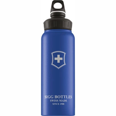 Wasserflasche Sigg WMB Swiss Emblem Touch Blau 1,0L