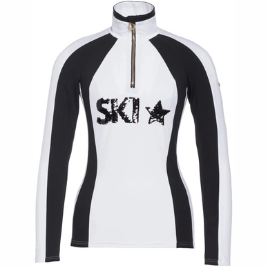 Ski Jumper Goldbergh Women Davos L/S Black/White