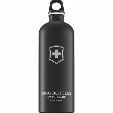 Water Bottle Sigg Swiss Emblem Touch Black 1.0L