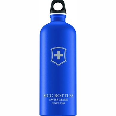 Waterfles Sigg Swiss Emblem Touch Blue 1.0L