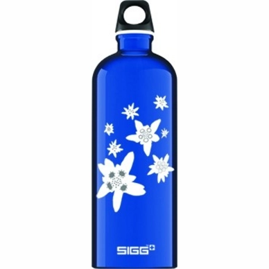 Wasserflasche Sigg Edelweiß Clear 1L