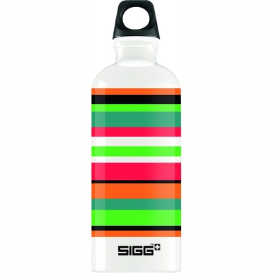Waterfles Sigg Stripe Clear 0.6L
