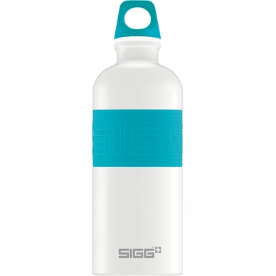 Water Bottle Sigg CYD Pure White Touch Aqua 0.6L