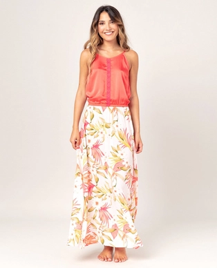 Jurk Rip Curl Women Island Long Dress Coral