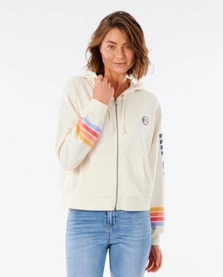Vest Rip Curl Women Golden State Zip Up Bone