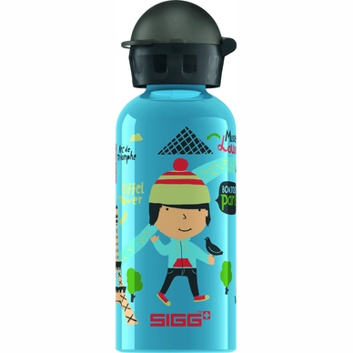 Waterfles Sigg Travel Boy Paris Clear 0.4L