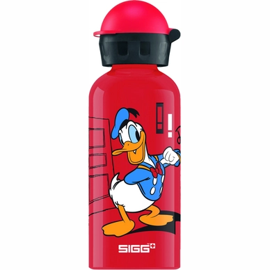 Waterfles Sigg Donald Duck Clear Red 0.4L
