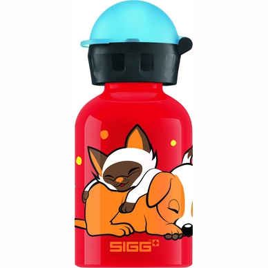 Water Bottle Sigg Dogs Love Cats Clear 0.3L