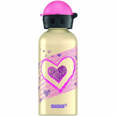Water Bottle Sigg Hearts Stars Clear 0.4L