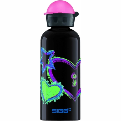 Water Bottle Sigg Key To Your Heart Clear 0.6L