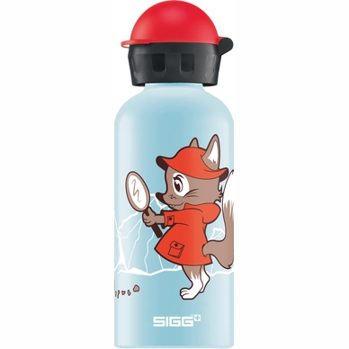 Water Bottle Sigg Detective Fox Clear 0.4L