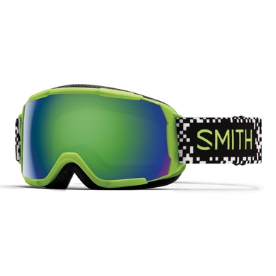 Masque de Ski Smith Grom Junior Flash Game Over / Green Sol-X Mirror