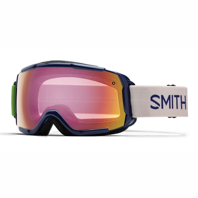 Smith Grom Junior Midnight Brighton Frame Red Sensor Mirror Skibril