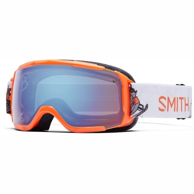 Skibril Smith Grom Sno-Motion Frame Blue Sensor Mirror Lens