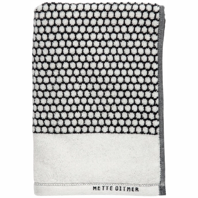 Handdoek Mette Ditmer Grid Black/Off White