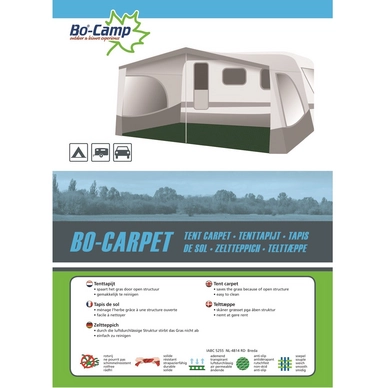 Tent Carpet Bo-Camp Green (4,5 x 2,5 m)