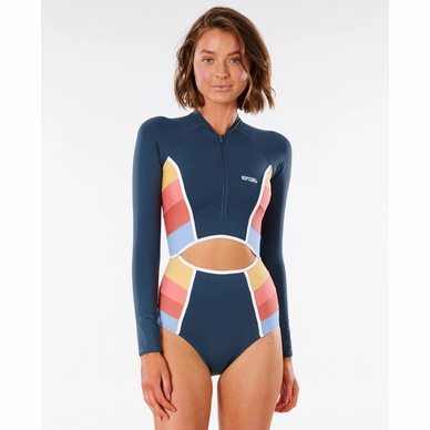 Badeanzug Rip Curl Golden State L/S Cheeky Navy Damen