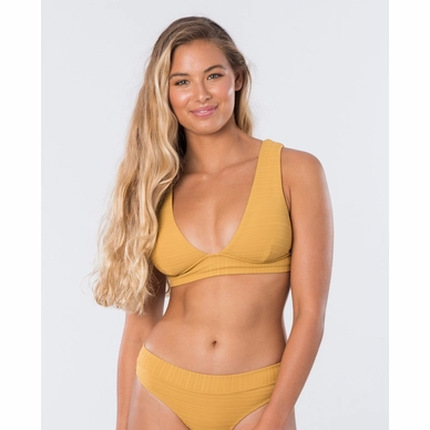 Bikinitop Rip Curl Women Premium Surf Deep V Mustard