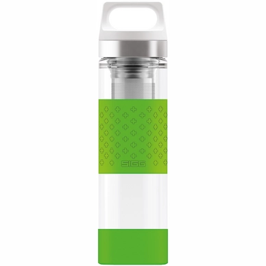 Water Bottle Sigg Hot Cold Glass WMB Green 0.4L