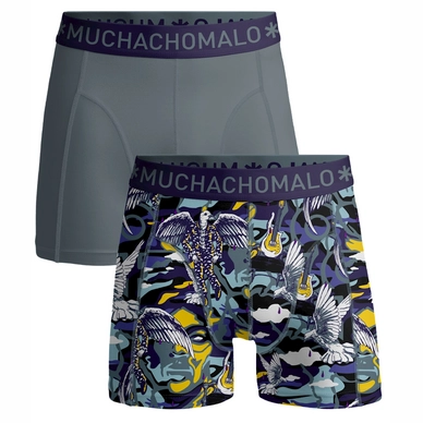 Boxershort Muchachomalo Men shorts Price Guns N Roses Print/Grey (2-pack)