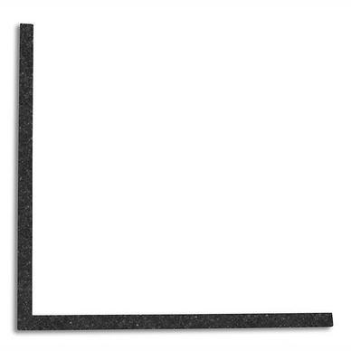 Dorpel Sealskin Get Wet Zwart Hoek 100 cm