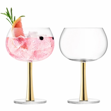 Gin Tonic Glas L.S.A. Gin Goud 420 ml (2-Delig)