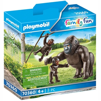 Playmobil City Life Gorilla mit Babys 70360