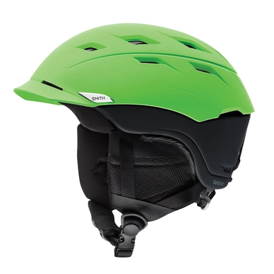 Skihelm Smith Variance MIPS Matte Reactor Schwarz Grün Herren