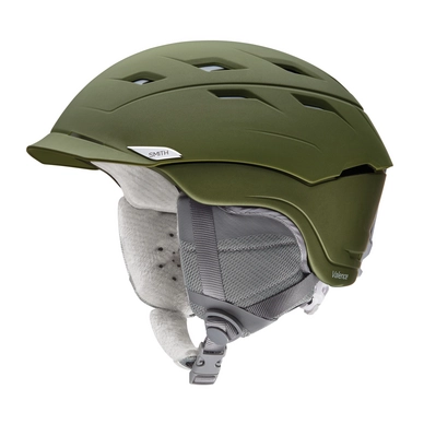 Skihelm Smith Valence Matte Pearl Olive Damen