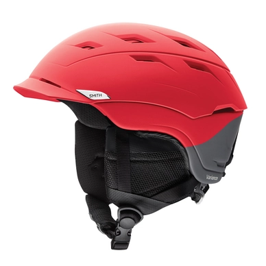 Ski Helmet Smith Variance MIPS Matte Fire Split Red