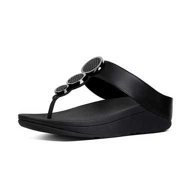 FitFlop Halo™ Toe Post Black