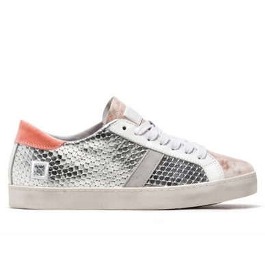 D.A.T.E. Hill Low Pong Sneaker Silver-Pink