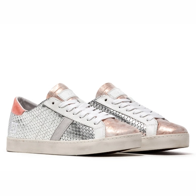 D.A.T.E. Hill Low Pong Sneaker Silver-Pink