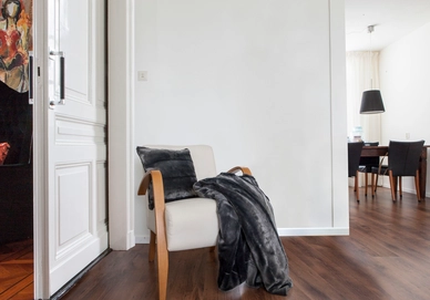 Sierkussen Heckett & Lane Falcon Dark Gull Grey (45 x 45 cm)