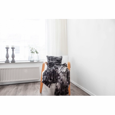 Sierkussen Heckett & Lane Grove Black (40 x 80 cm)