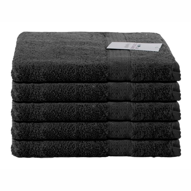 Serviette de Toilette Nightlife Black (50 x 100 cm) (set de 5)