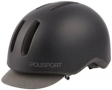 Helm Polisport Commuter Black Matte Grey