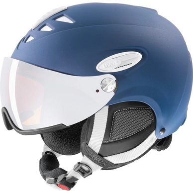Ski Helmet Uvex Hlmt 300 Visor Navy Blue Matte