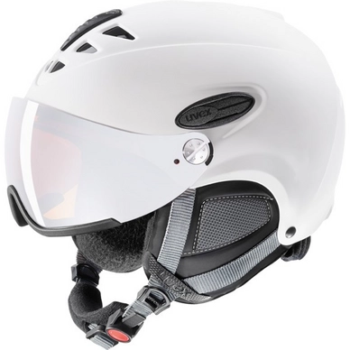 Ski Helmet Uvex Hlmt 300 Visor White Matte