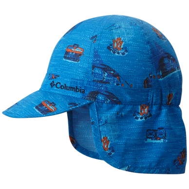 Kappe Columbia Kinder Mini Breaker Sun Hat Super Blue Campin L/XL