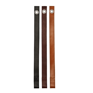 Bloempot Drager Squarely HoldON Leather Short Brown