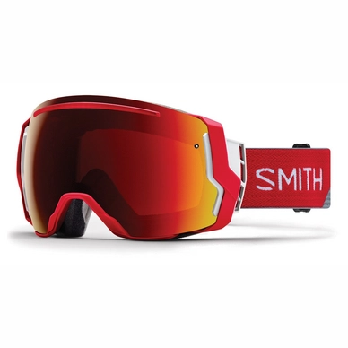 Skibril Smith I/O 7 Fire Split / ChromaPop Sun Red Mirror