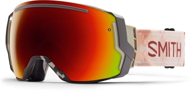 Skibril Smith I/O 7 Lago Lasso Frame/Red Sol X Mirror/Blue Sensor Mirror Lens