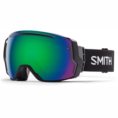 Skibril Smith I/O 7 Black Frame Green Sol-X Mirror