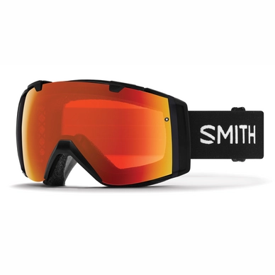 Masque de Ski Smith I/O Black / ChromaPop Everyday Red Mirror 2018
