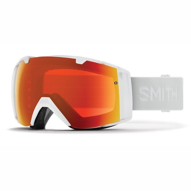 Masque de Ski Smith I/O White Vapor / ChromaPop Everyday Red Mirror